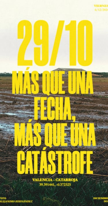 Cartel de documental DANA Valencia