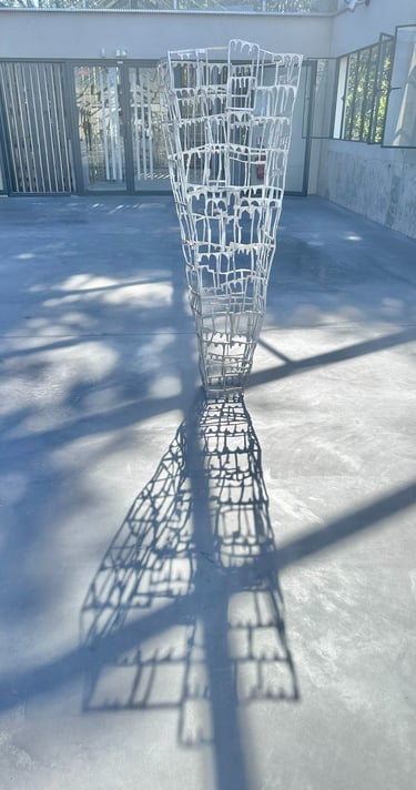 Gebäude 3, 2021 Aluminium, Dorothea Nold ©16mag