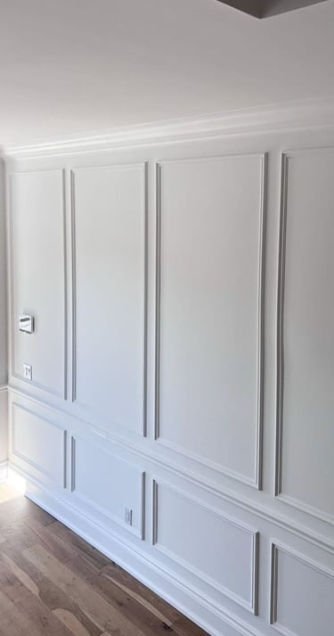 Charcoal Moulding Installed Design