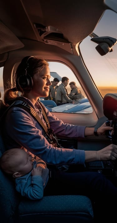 joven piloto alumna