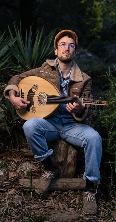 Portrait de MAWJ réalisé localement à Ganges, Hérault
