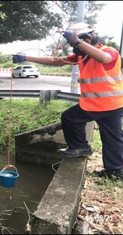 Water Quality Monitoring at project site