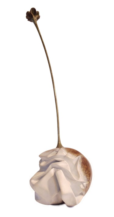 Bronze Sculpture Waste Not Want Not By Mark Richard Hall