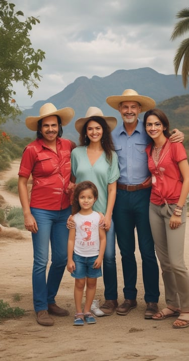 blue and white striped round textile
