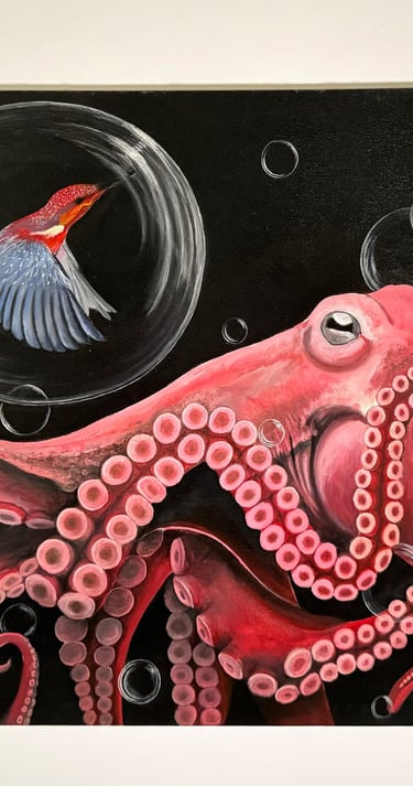 Oleo sobre lienzo  50 x 80 cm 