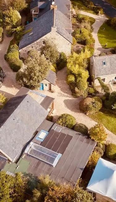 Photo aérienne du Domaine des Colombes à Guérande