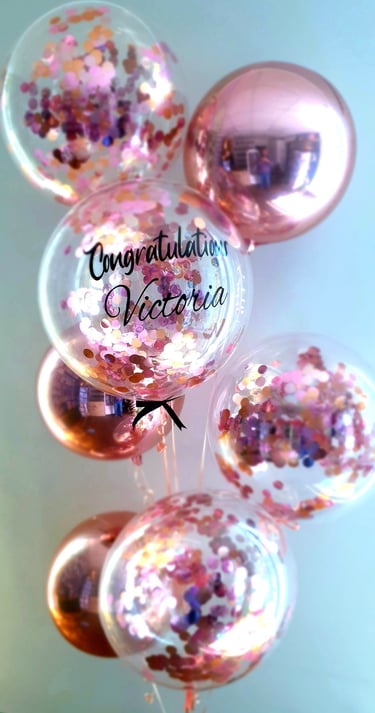 Personalised balloons