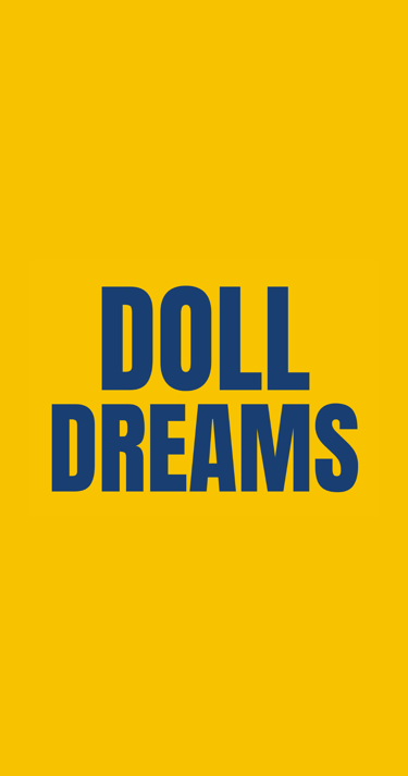 doll dreams logo for vertical videos and photos