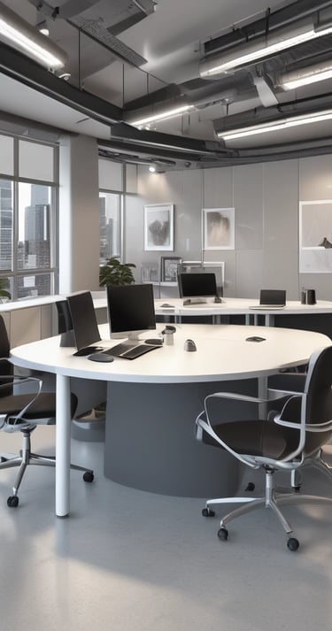 blue and white striped round textile