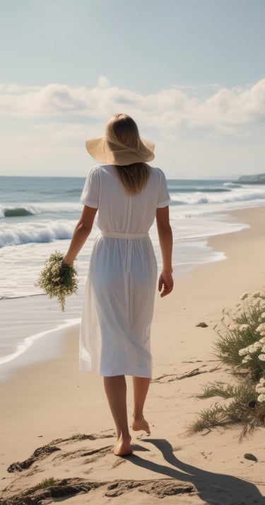blue and white striped round textile