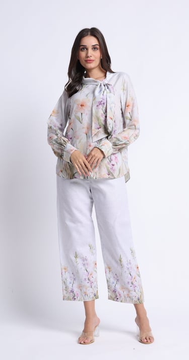 Florocent Shirt and pant women co ord set collection