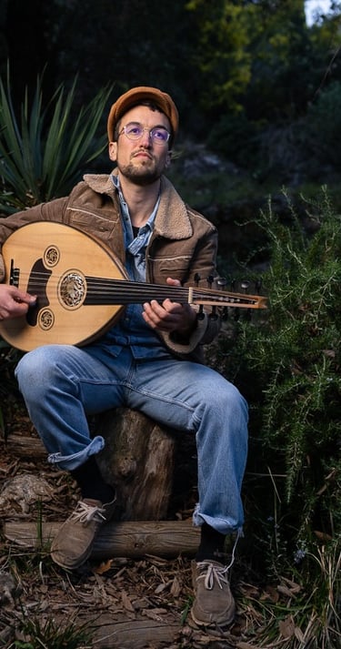 Portrait de MAWJ réalisé localement à Ganges, Hérault