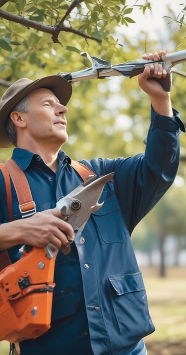 an old cabin in the woods surrounded by trees