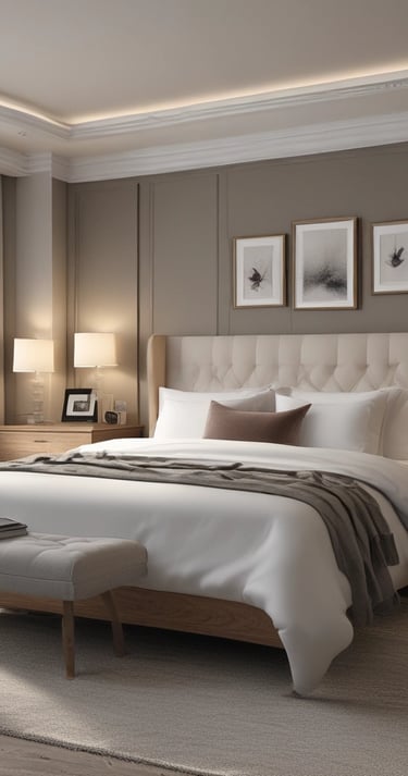 blue and white striped round textile