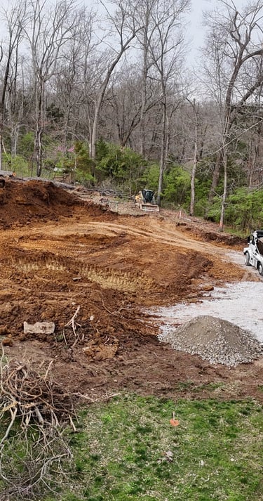 excavator, digging, dirt work, land prep, excavation