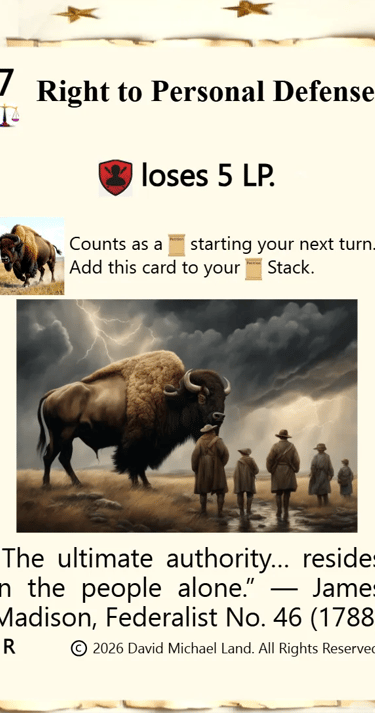 Right to Personal Defense