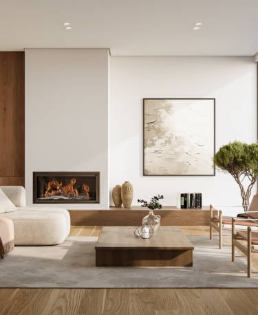 Pintura de interiores en Bilbao: salón moderno pintado en tonos grises