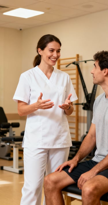 Physiotherapy care for muscle pain and stiffness