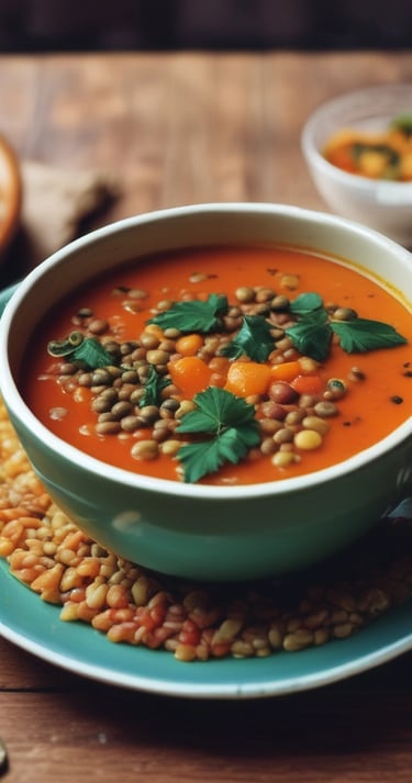 blue and white striped round textile