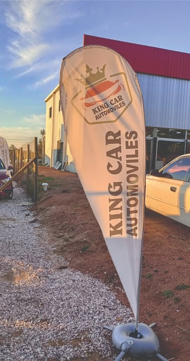 bandera tipo gota