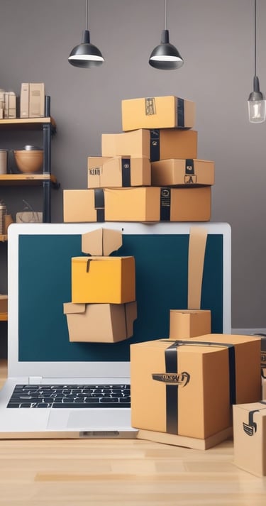 blue and white striped round textile