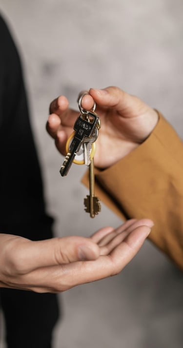 key handover after inspection