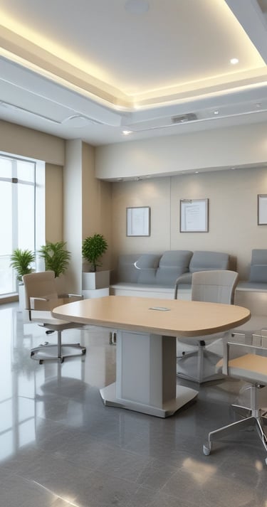 blue and white striped round textile