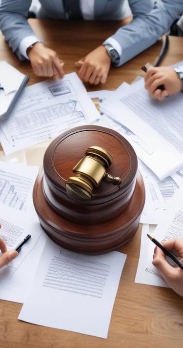 blue and white striped round textile