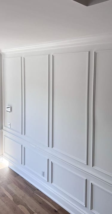 Charcoal Moulding Installed Design