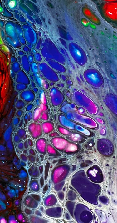 Acrylique Art Arc-en-ciel