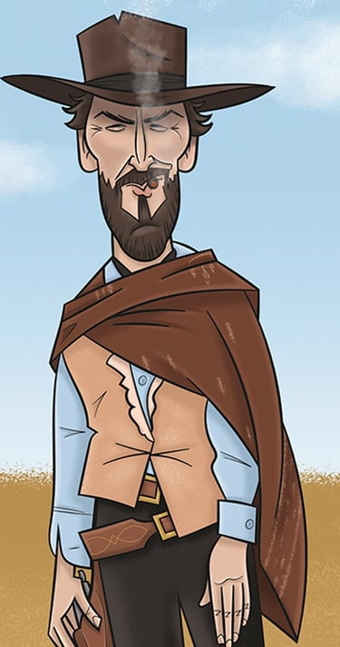 Clint Eastwood Caricature