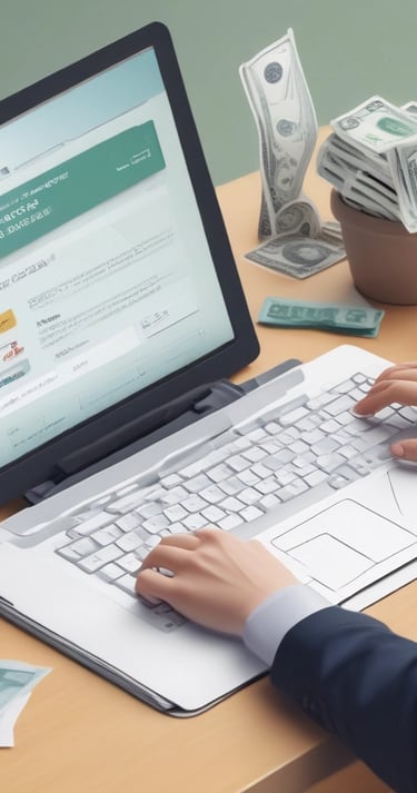 blue and white striped round textile