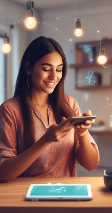 blue and white striped round textile