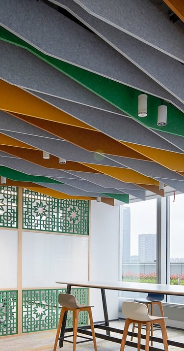 Lame acoustique plafond