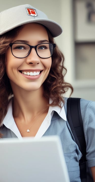 blue and white striped round textile