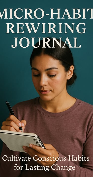 Micro-Habit Rewiring Journal – Transform Your Life in 5 Minutes a Day