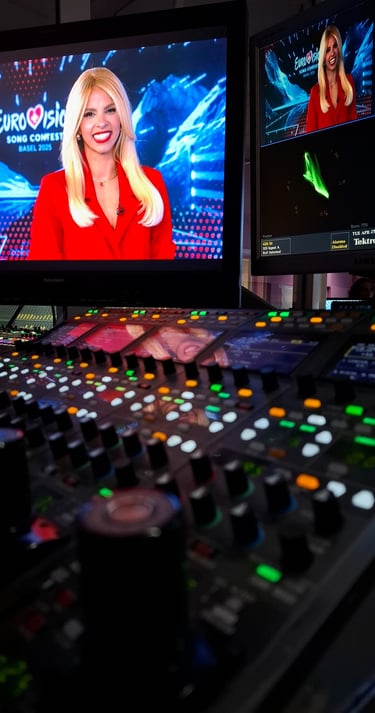 Τζένη Μελιτά, πρόβα Eurovision 2025, ρύθμιση εικόνας Κωνσταντίνος Κλάδος