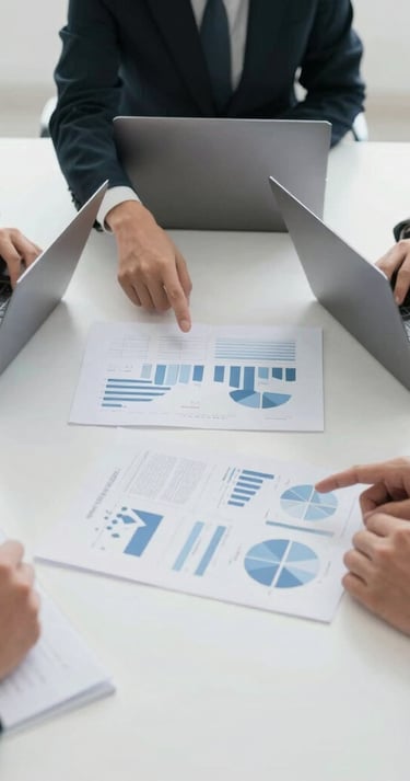 blue and white striped round textile