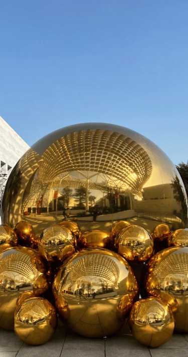 Ensemble de sphères géantes