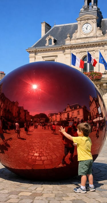 Sphère géante décorative