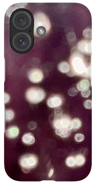Abstract Glowing Orbs Phone Cover 