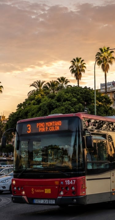 Publicidad Autobuses Sevilla Torre del Oro