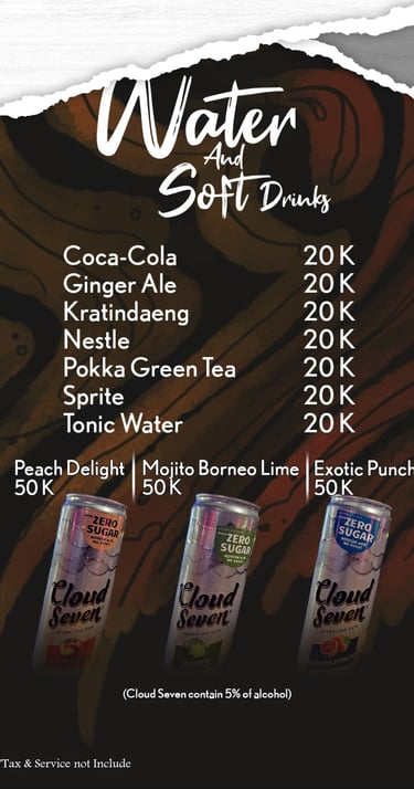 Pilihan Soft Drink di Bistronomix Medan
