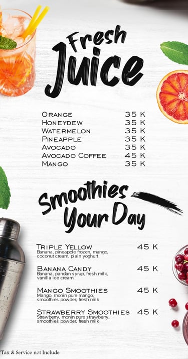 Pilihan Fresh Juice dan Smoothies di Bistronomix Medan