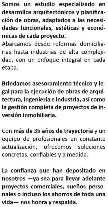 descripción del estudio de arquitectura arquithel obras y pablo brothel de bernal
