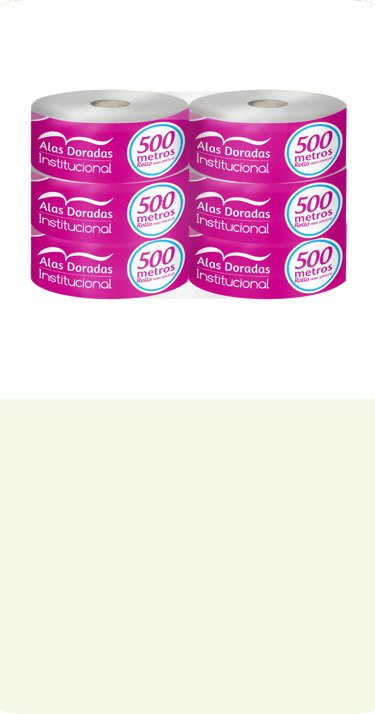 Papel higiénico 1 hoja 500mts.