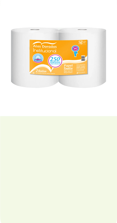 papel higiénico una hoja blanco 500mts