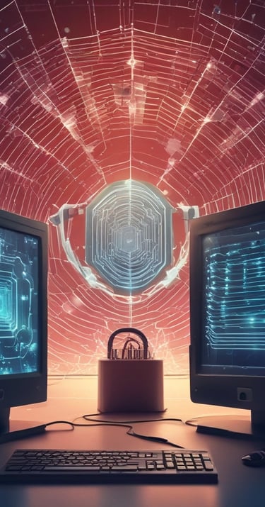 a laptop and a computer