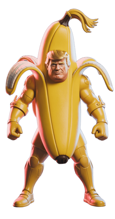a man in a banana peely costume