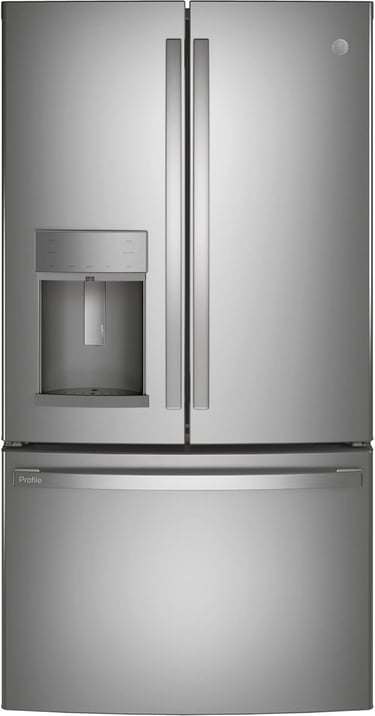 GE Profile 22.1 cu. ft. Counter-Depth French Door Refrigerator (PYE22KYNFS)